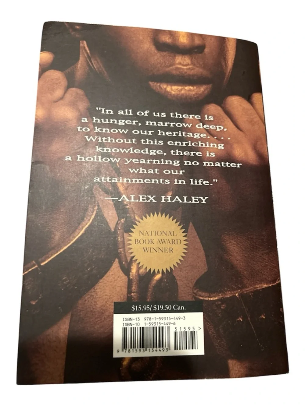 Alex Haley - Roots (30th Anniversary Edition) Hardcover Book - Brown/Black Cover - Picture 2 of 2